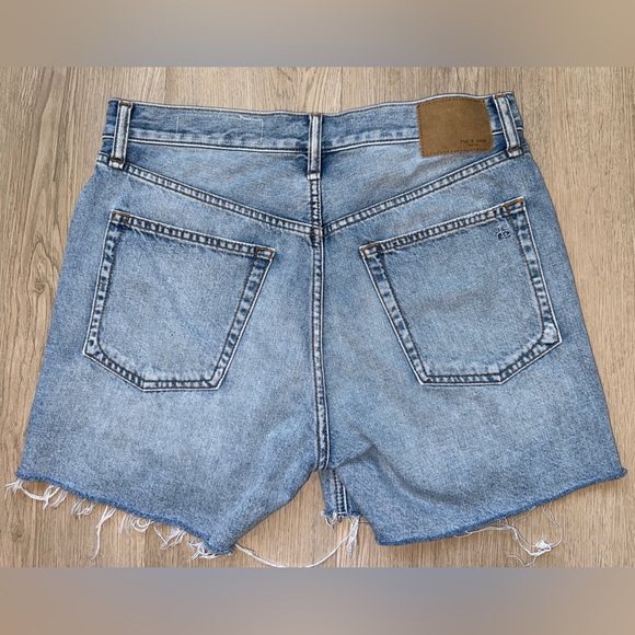 rag & bone Vintage Cutoff High Rise Shorts in sunfade wash 28 - Picture 3 of 7